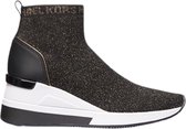 Michael Kors Skyler Bottes pour femmes Chaussures à enfiler/ Baskets pour femmes Femme - Noir/Bronze - Taille 37