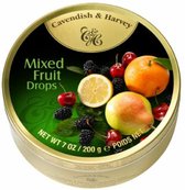 9x Cavendish & Harley Drops Mixed Fruit 200 gr