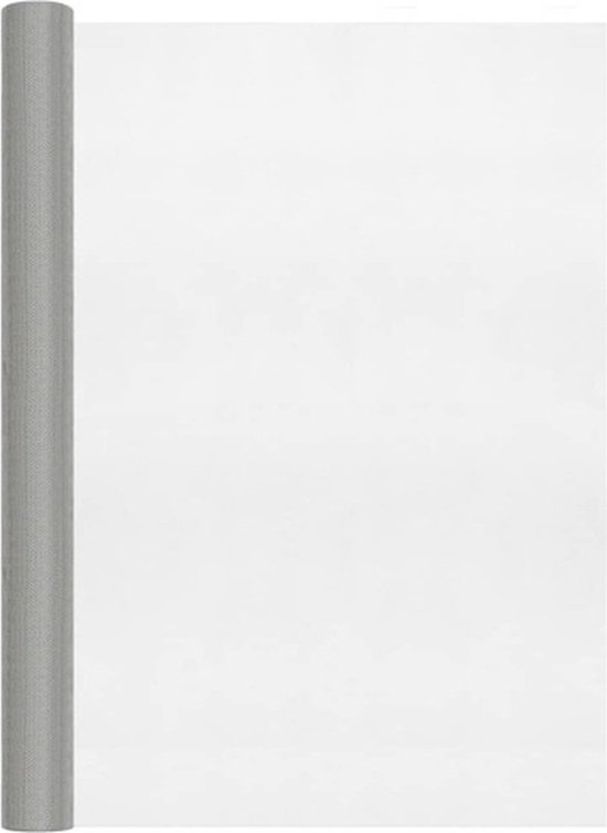 vidaXL Insectenhor - Roestvrijstaal Gaas - Gaas 112x500 cm roestvrij staal zilverkleurig - Tuingaras - Gaasdoek - DIY Materialen