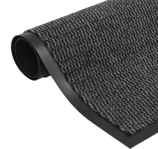 vidaXL Paillasson - Blauw - 60 x 180 cm - Flexible et durable - Caoutchouc antidérapant - Convient pour une utilisation en intérieur - Paillasson