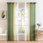 EMEMA Gordijnen, linnen, gordijn met oogjes, voile, linnenlook, modern, half-transparant, voor woonkamer, decoratief, kinderkamer, lusgordijn, keukengordijnen, set van 2, 140 x 245 cm (b x h), bruin EMEMA Gordijnen, linnen, gordijn met oogjes, voile, linnenlook, modern, half-transparant, voor woonkamer, decoratief, kinderkamer, lusgordijn, keukengordijnen, set van 2, 140 x 245 cm (b x h), bruin