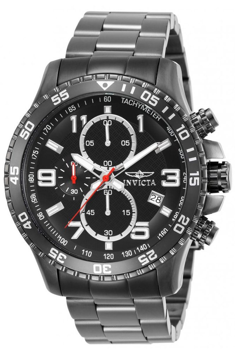 Invicta Specialty 14879 - Mannen - Horloge - Staal - Zwart - Quartz - Ø 45 mm