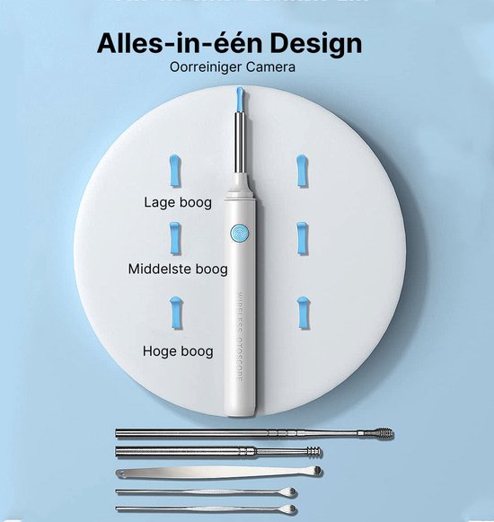 NE6 Outil De Nettoyage Des Oreilles Avec Caméra LED Sans Fil