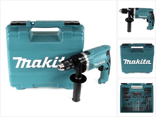 Klopboormachine Makita Hp1631Kx3 710 W Incl. Accessoires Incl. Koffer