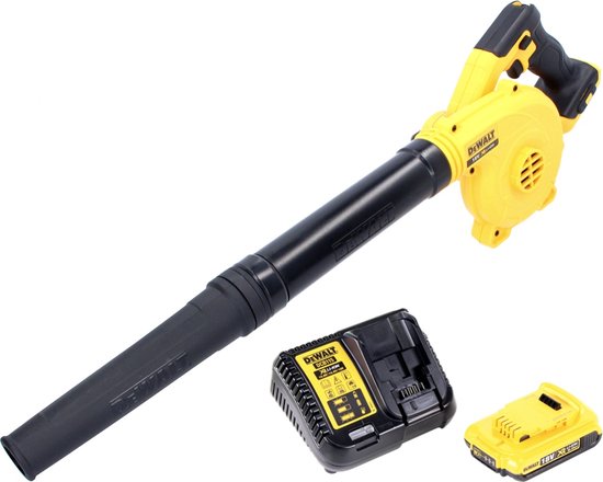 DeWalt DCV 100 D1 accubladblazer / bladblazer 18 V + 1x accu 2.0 Ah + lader — afbeelding 4
