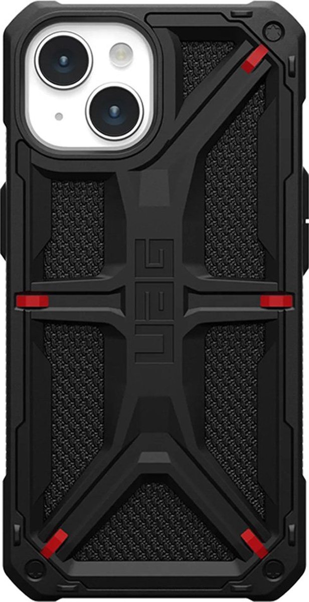 Urban Armor Gear Monarch Kevlar Apple iPhone 15 Plus Hoesje Zwart