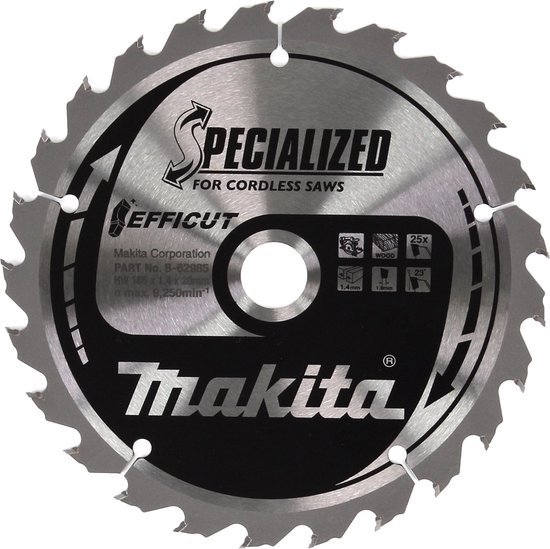 Makita DHS660Z Accu Cirkelzaag 18V - Losse Body (geleverd zonder accu en lader)