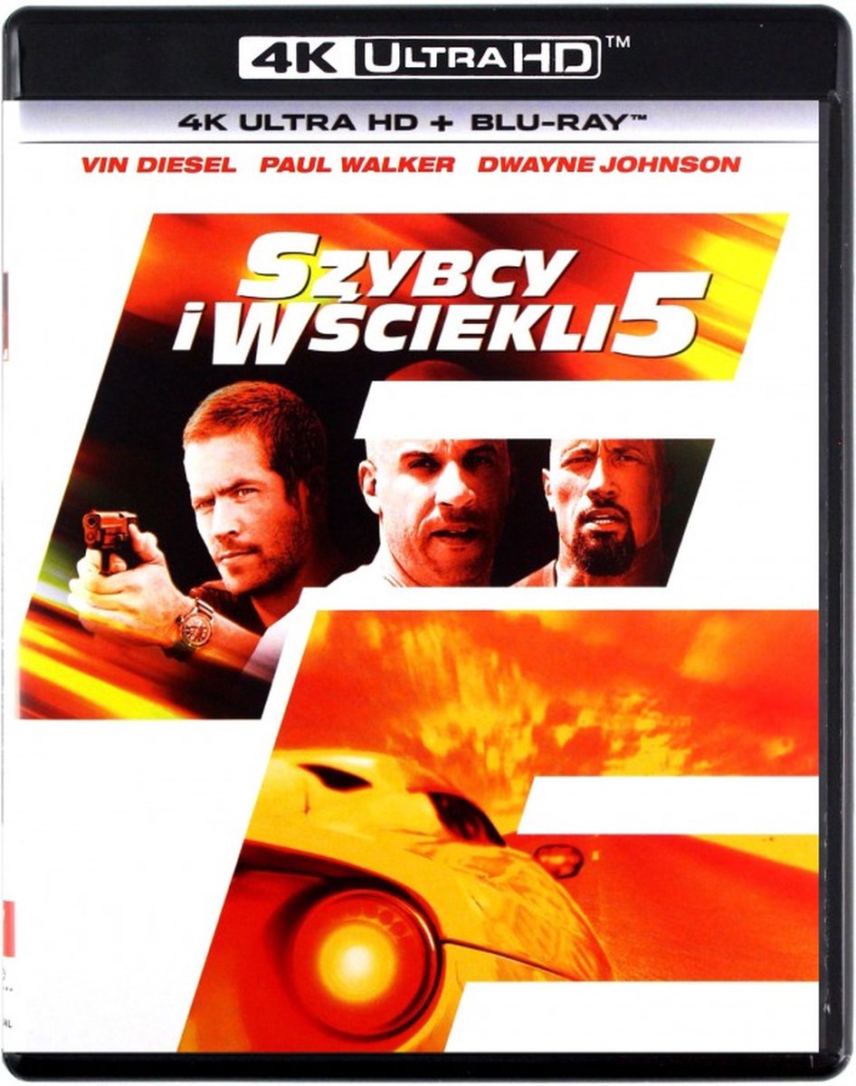 Fast & Furious 5 [Blu-Ray 4K]+[Blu-Ray]-