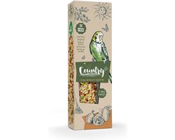 Witte Molen - Vogelsnack - Vogel - Country Zaadsticks Parkiet Abrikoos & Vijg 60g - 2st