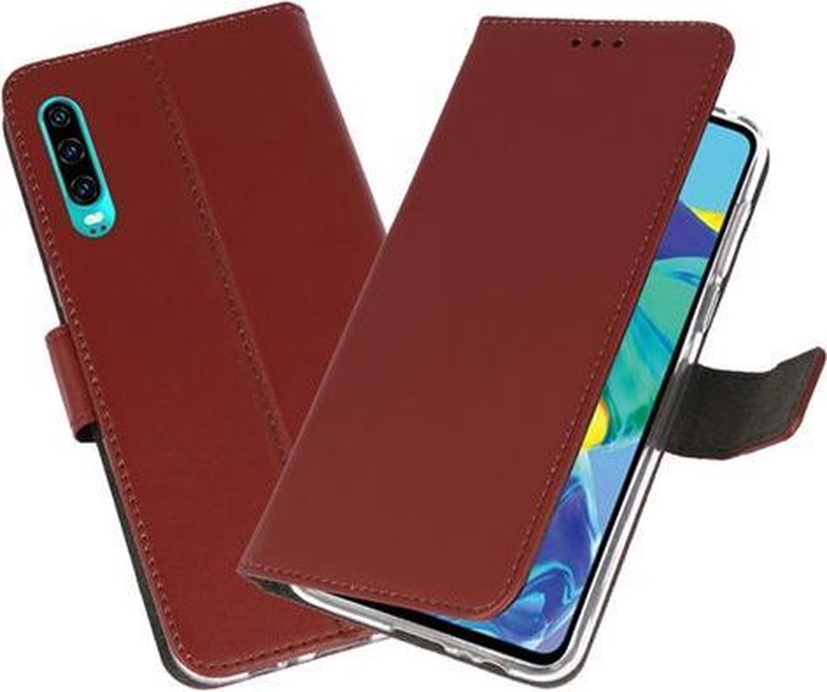 Bestcases Pasjeshouder Telefoonhoesje Huawei P30 - Bruin