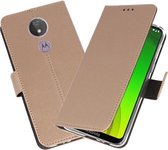 Bestcases Pasjeshouder Telefoonhoesje Motorola Moto G7 Power - Goud