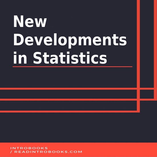 New Developments in Statistics - cover