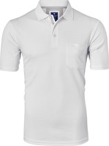 Redmond regular fit poloshirt - wit - Maat: 4XL