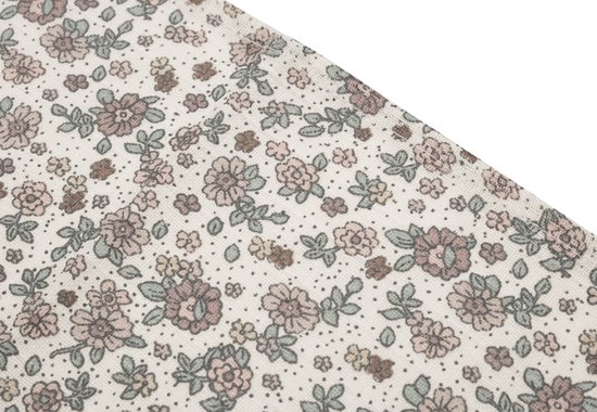 Jollein - Hydrofiel Monddoekje 31x31cm - Baby Hydrofiele Doeken, Spuugdoekjes, Speendoekje -Retro Flowers - 3 Stuks van Jollein — afbeelding 4