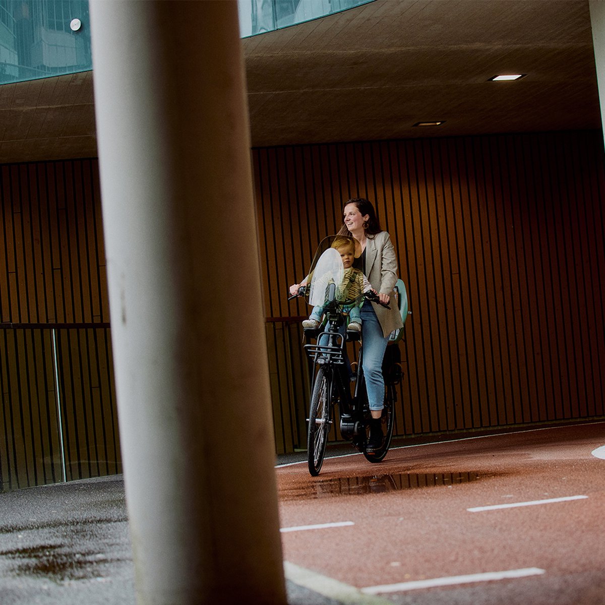Urban Iki Fietsstoeltje Voor Ta - ke - Icho Green/ Bincho Black thumbnail 3