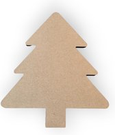 Sapins de Noël - Silhouettes - MDF - Épaisseur 3 mm - Hauteur 10 cm - 16 Pièces