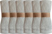 green-goose® Bamboe Wasdoekjes | 6 Stuks | Grijs | 26 x 26 cm | Voor baby, Kind en Keuken | Heerlijk Zacht en Duurzaam!