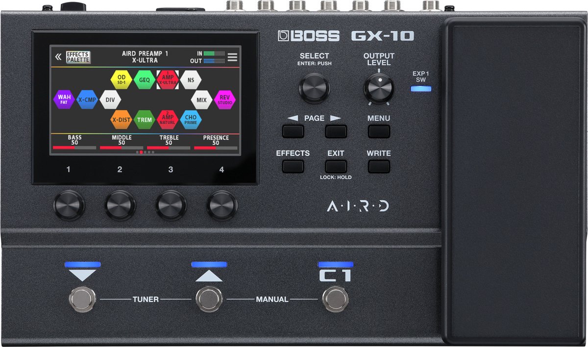 Boss GX-10 - Gitaar effect processor - Zwart
