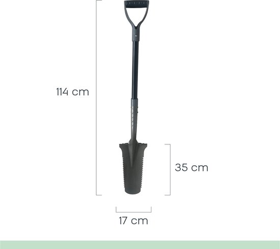 De Wortelkiller, Tuinspade met zaagtanden - Grijs - Tuinschep met vlijmscherpe messen - Tuingereedschap, Tuinschop, Bats, Spade, Schep, Schop - Root Killer, schep met zaagrand voor wortels van Talen Tools — afbeelding 5