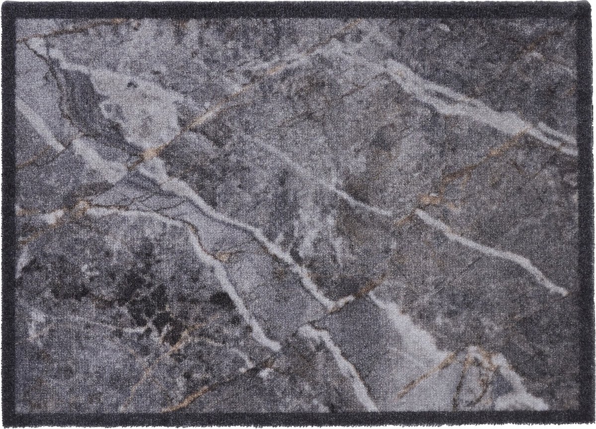 MD-Entree MD Entree - Deurmat - Schoonloopmat - Ambiance - Marble Grey - 50 x 70 cm Grijs