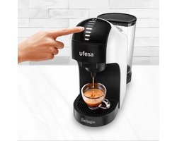 Ufesa Bellagio Bianca Koffiepadmachine 3 in 1 Nespresso Dolce Gusto & verse koffie