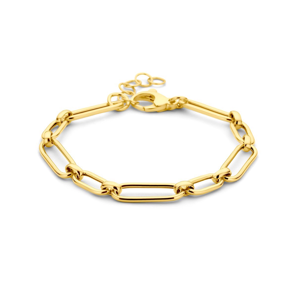 Zilver Verguld (Geel) Armband 6,0 Mm 17 + 2 Cm 3 Micron 2103593