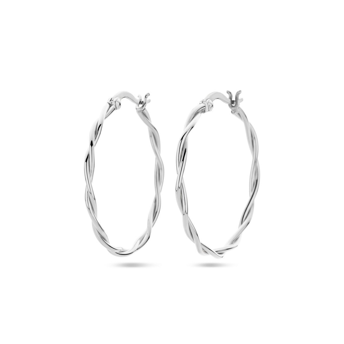 Oorringen gedraaide buis 2,0 mm