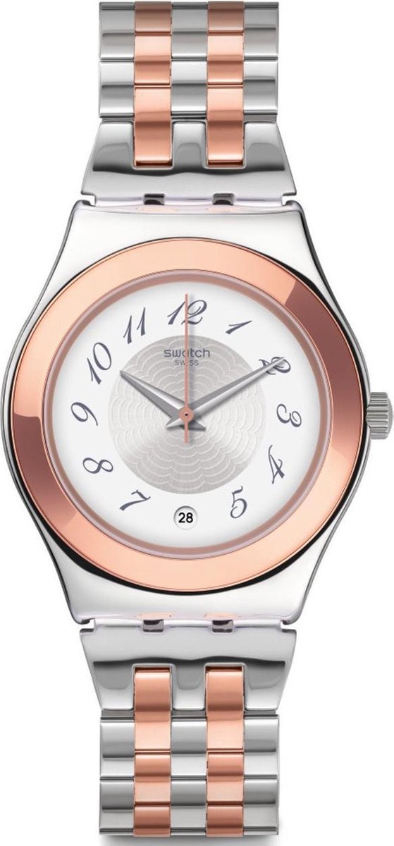 Swatch Countryside Midimix Horloge - Goudkleurig