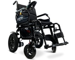 Comfygo X-6 Elektrische Rolstoel voor volwassenen, Lichtgewicht, Opvouwbaar, 20AH Li-ion batterij, bereik tot 30 km, Zwart, 51cm