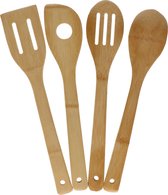 Cosy en trendy lepels en spatel set - 4-delig - bamboe hout - keukengerei