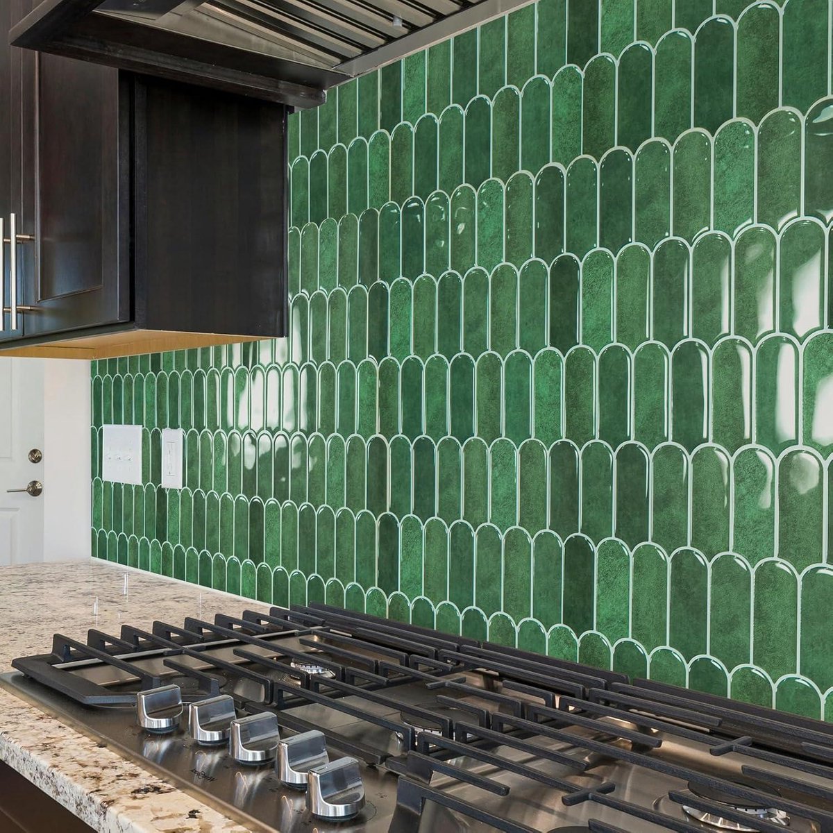 Art3d 10 vellen Peel and Stick Splashback Metro Tegels 30 x 30 cm, zelfklevende wandtegels stickers voor keuken badkamer woonkamer plak op tegel, rechthoek lichtgroen Art3d 10 vellen Peel and Stick Splashback Metro Tegels 30 x 30 cm, zelfklevende wandtegels stickers voor keuken badkamer woonkamer plak op tegel, rechthoek lichtgroen