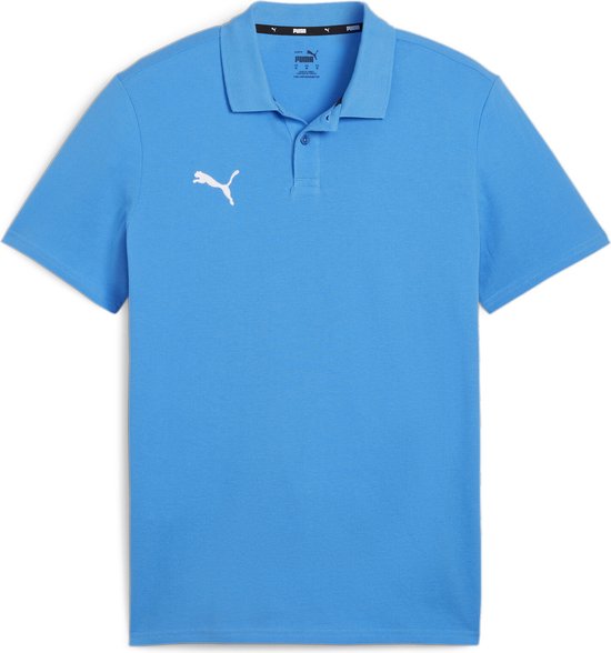 PUMA teamGOAL Casuals Polo Chemise de sport pour hommes - Ignite Blue- PUMA White