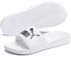 PUMA Popcat 20 BX Unisex Slippers - Puma White-Puma Black