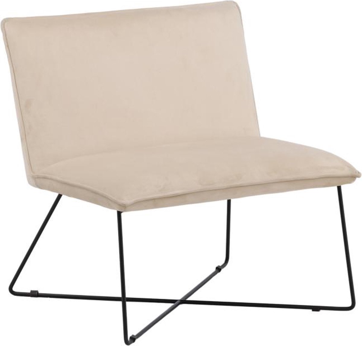 Svea - Piva fauteuil - velvet - beige