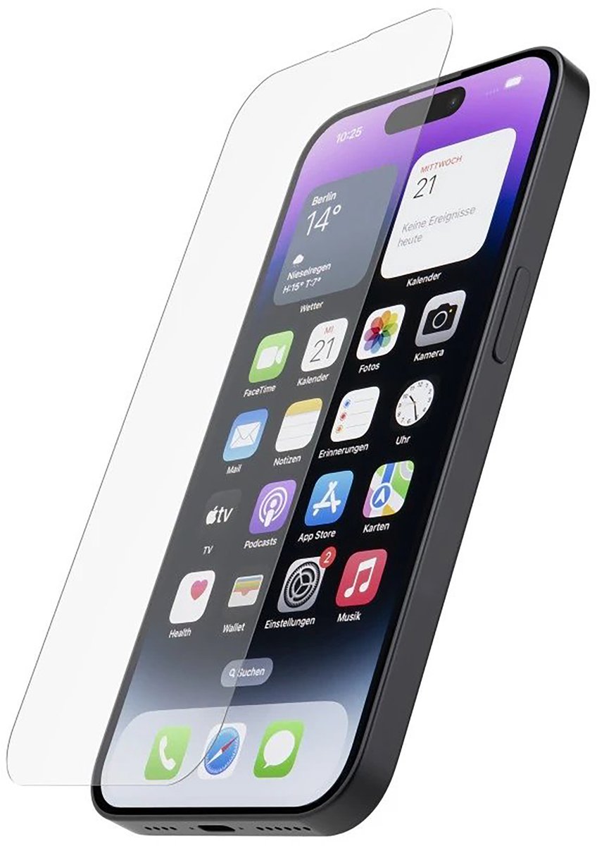 Hama Premium Crystal Glass Screenprotector geschikt voor iPhone 14 Pro