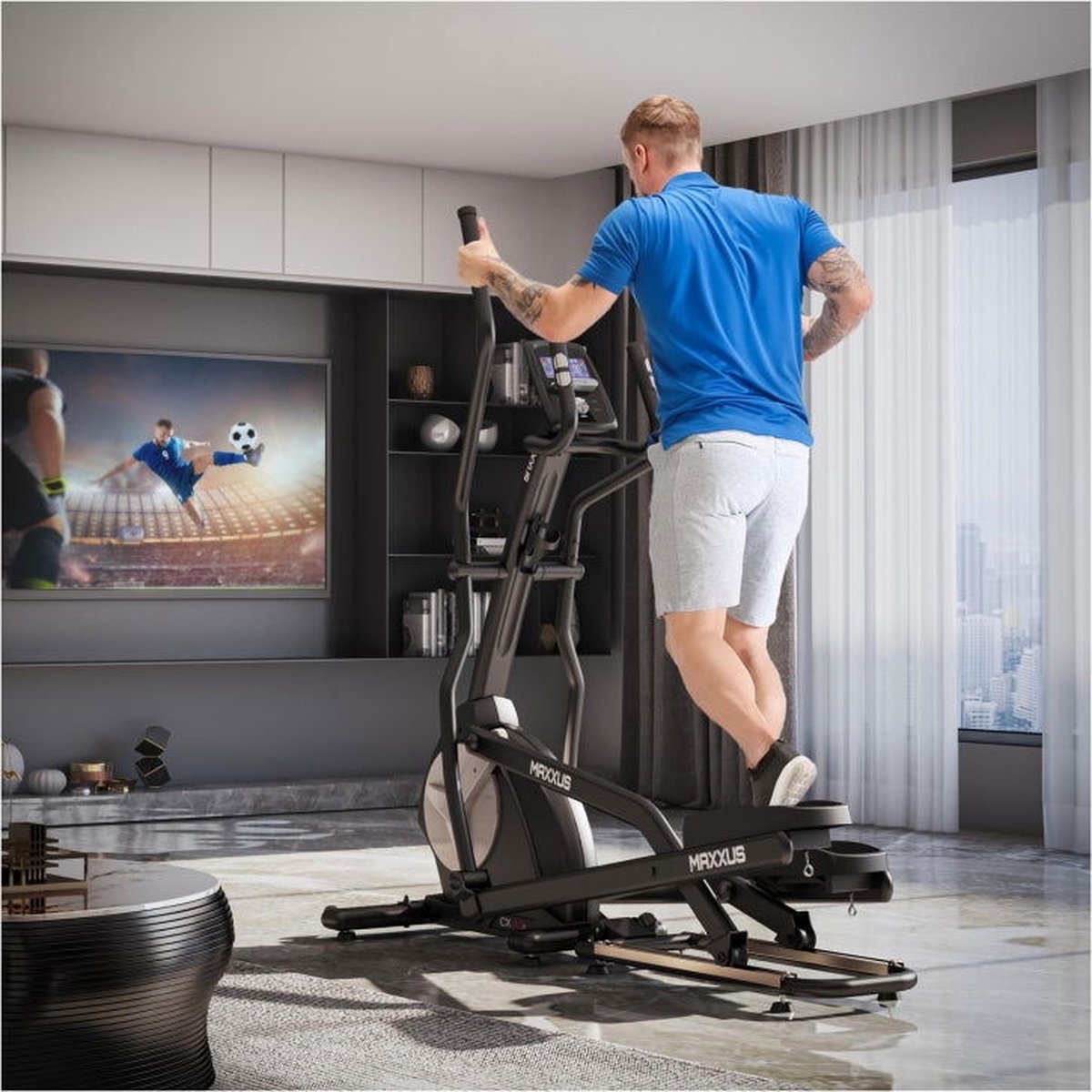Afbeelding 3 van MAXXUS Crosstrainer CX 4.3f - Opvouwbaar - Magnetisch Remsysteem