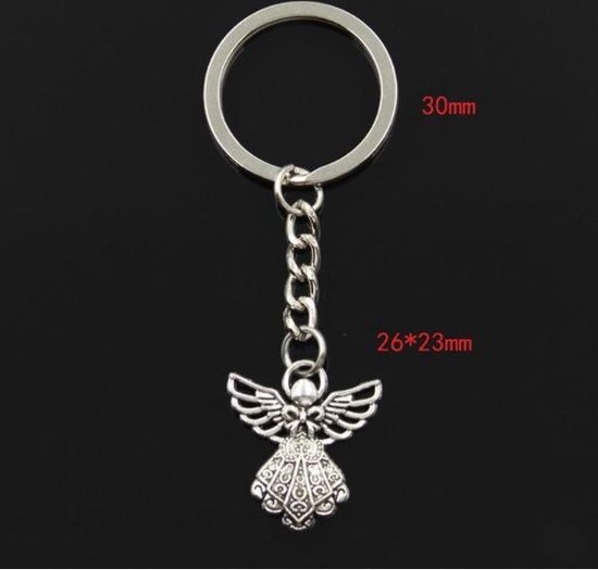 Knaak Porte-clés Ange Gardien - Argent - Astuce cadeau - Cadeau - Engel - 1 pièce