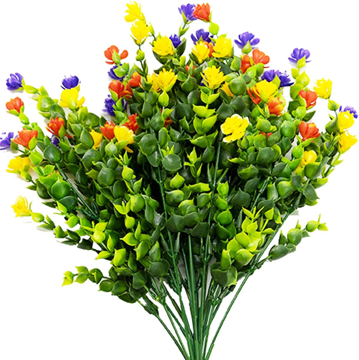 Goodivery ® Realistische Kunstbloemen Set van 3 voor Binnen en Buiten Decoratie met UV-Bescherming