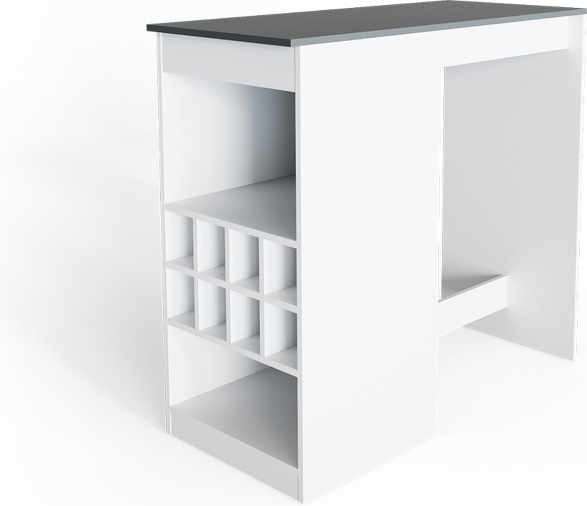 Vicco Ross Bartafel – 115 x 50 cm Wit/antraciet