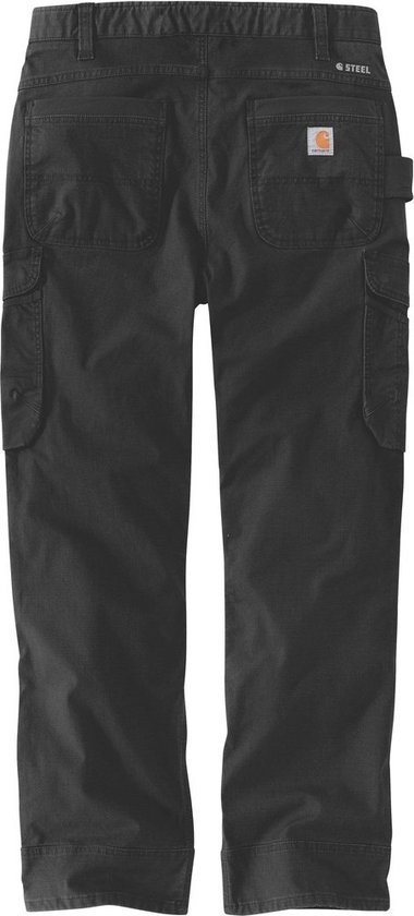Pantalon de travail cargo Carhartt Steel Rugged Flex™ - Zwart-38/32