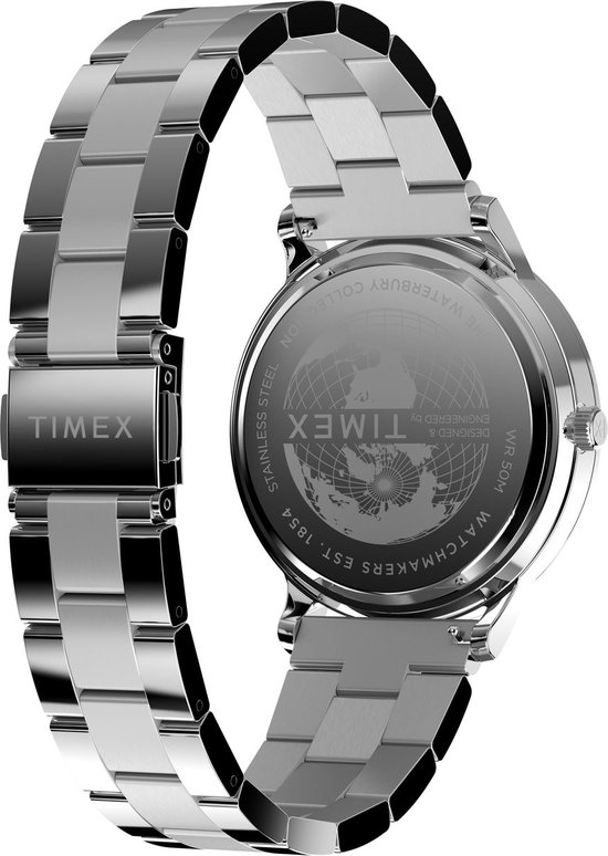 Montre Timex Waterbury Classic TW2W75700 - Acier - Couleur argent - Ø 40 mm