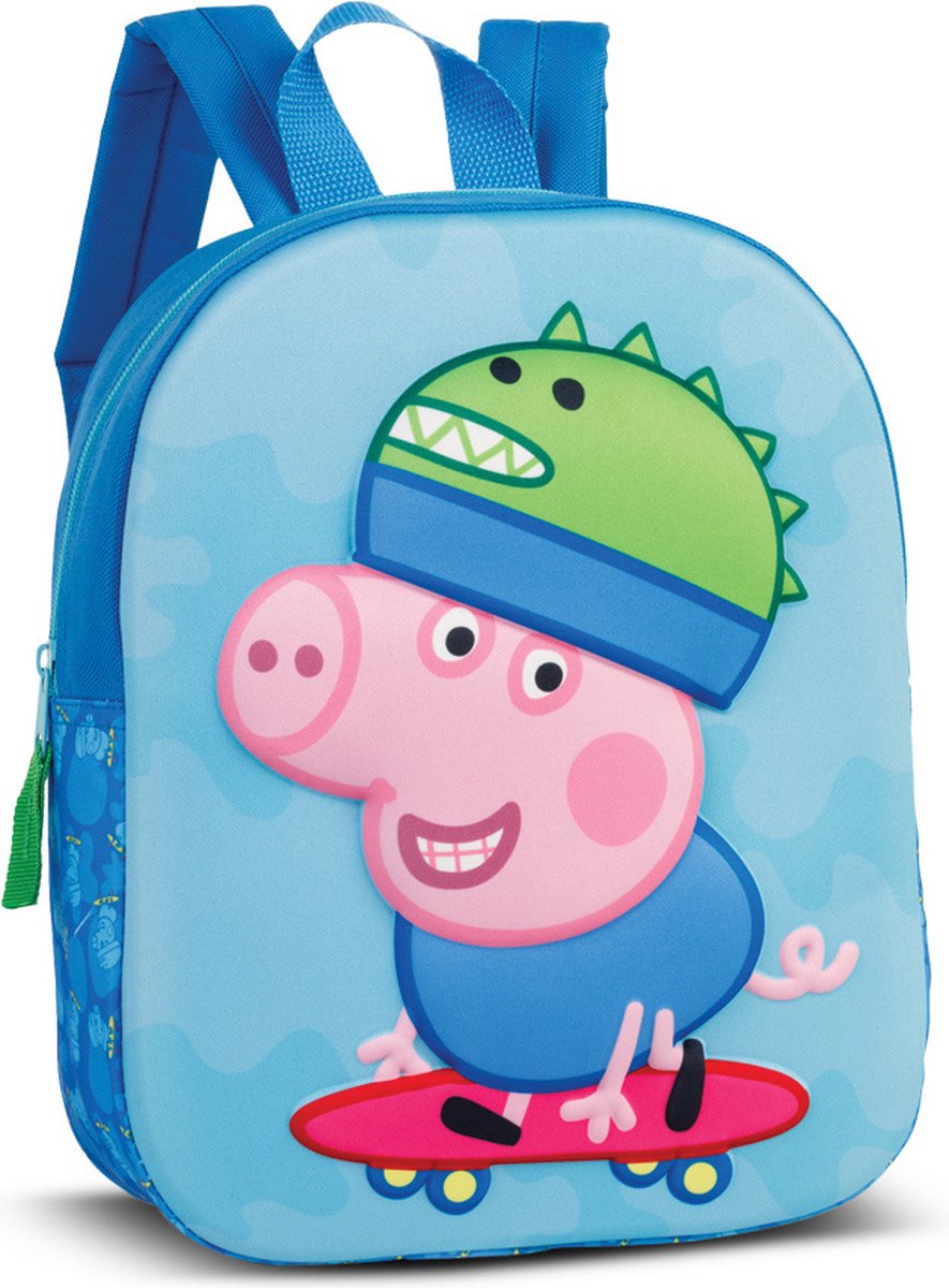 Peppa Pig Peuterrugzak, Skate 3D - 32 x 25 x 6 cm - Polyester