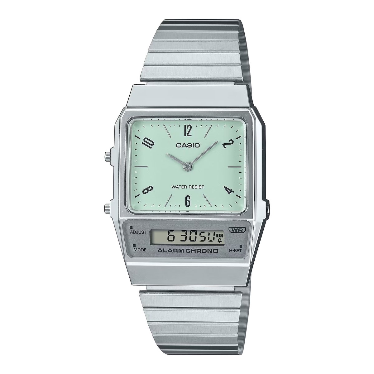 Casio Casio Collection Vintage AQ-800E-3AEF Horloge - Staal - Zilverkleurig - Ø 35 mm