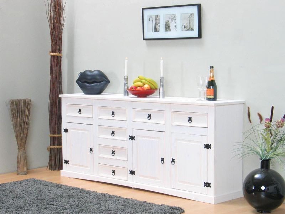 New Mexico breed dressoir grijs