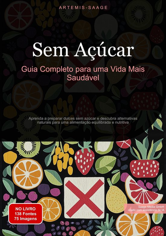 Sem Açúcar: Guia Completo para uma Vida Mais Saudável - cover