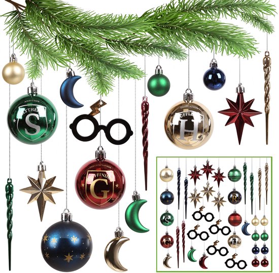 Paladone Harry Potter Kerstballen - Set van 4 voor de kerstboom