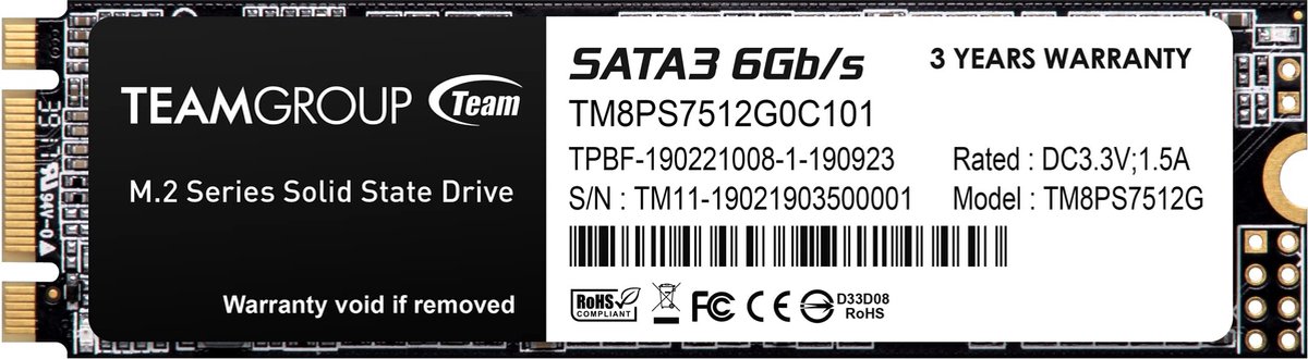 Team Group MS30 256 GB M.2 SATA III