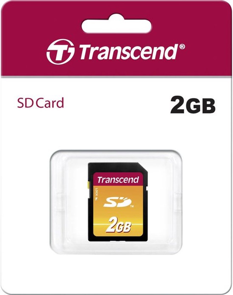 Transcend 2 GB Secure Digital  Geheugenkaart