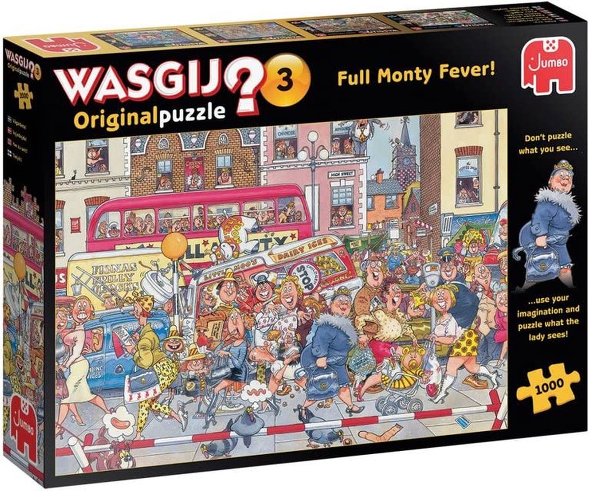 Bol.com Wasgij Original 3 - Full Monty Fever - legpuzzel 1000 stukjes aanbieding