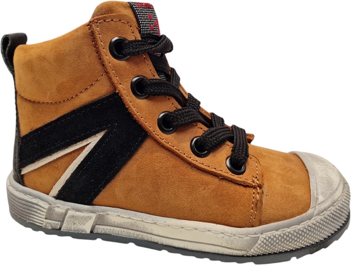 Jochie Daniel Cognac 24260 860 Jongens Sneakers - Cognac - 30